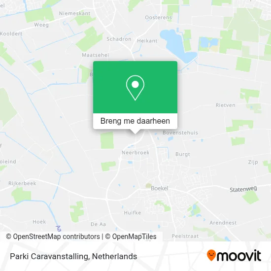 Parki Caravanstalling kaart