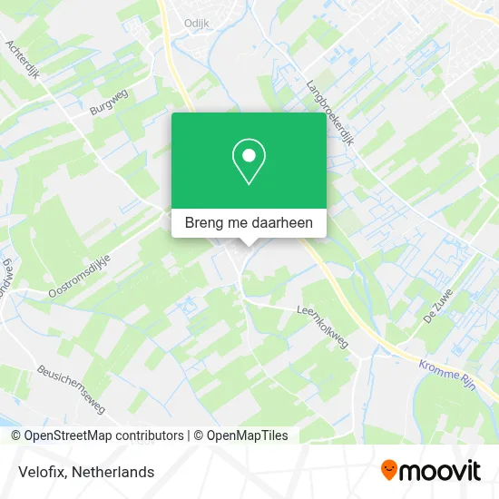 Velofix kaart