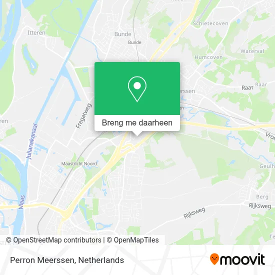 Perron Meerssen kaart