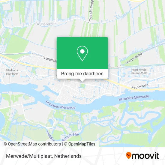 Merwede/Multiplaat kaart