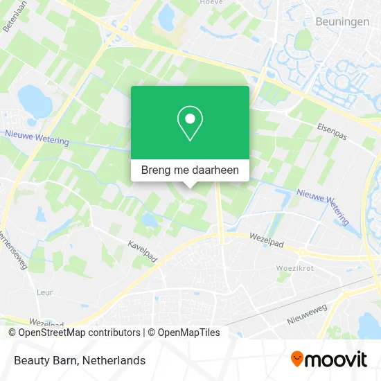 Beauty Barn kaart