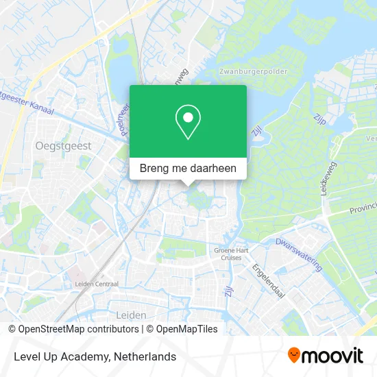 Level Up Academy kaart