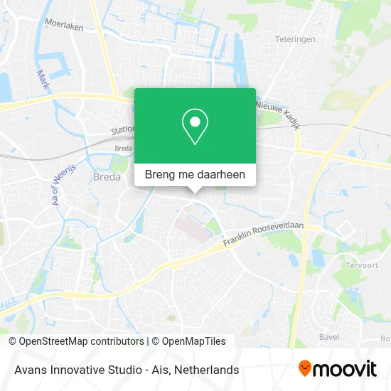Avans Innovative Studio - Ais kaart