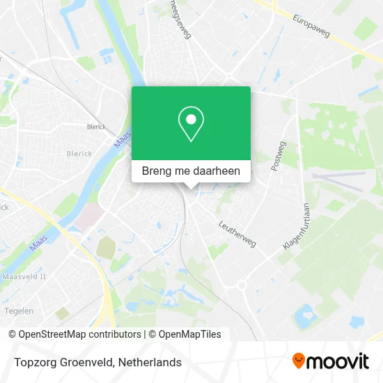 Topzorg Groenveld kaart