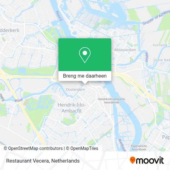 Restaurant Vecera kaart