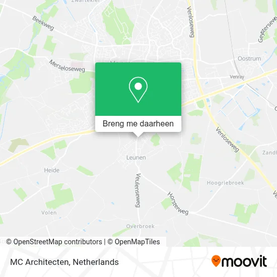 MC Architecten kaart