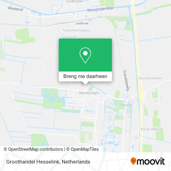 Groothandel Hesselink kaart
