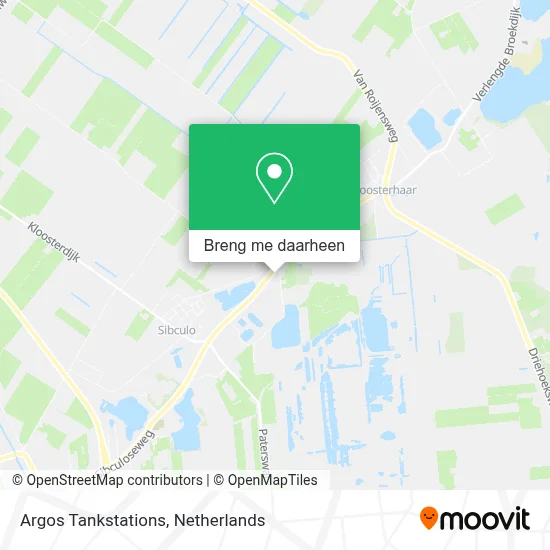 Argos Tankstations kaart