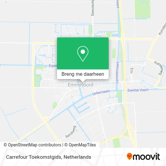 Carrefour Toekomstgids kaart