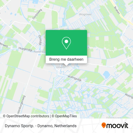 Dynamo Sportp. - Dynamo kaart
