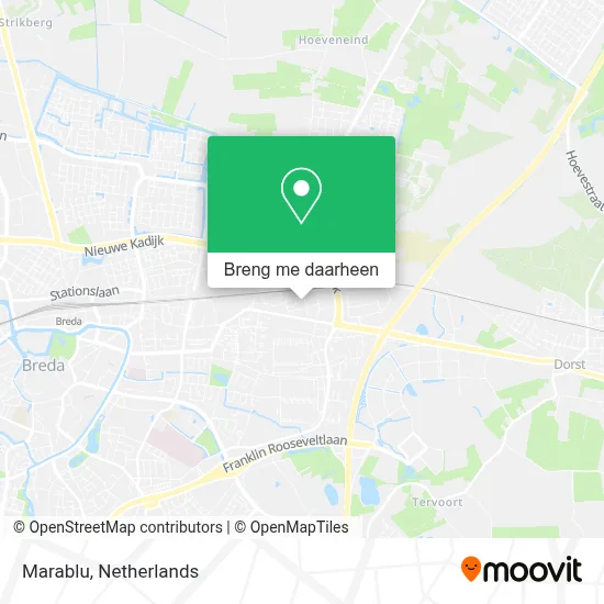 Marablu kaart
