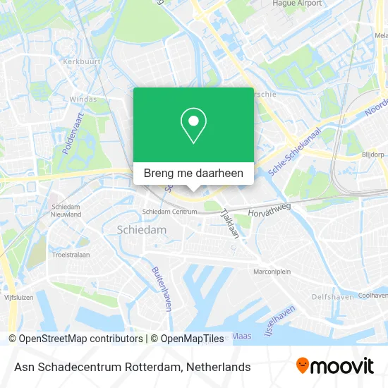 Asn Schadecentrum Rotterdam kaart