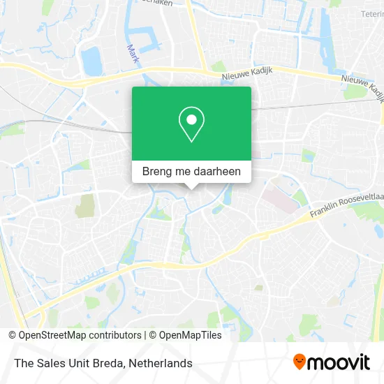 The Sales Unit Breda kaart