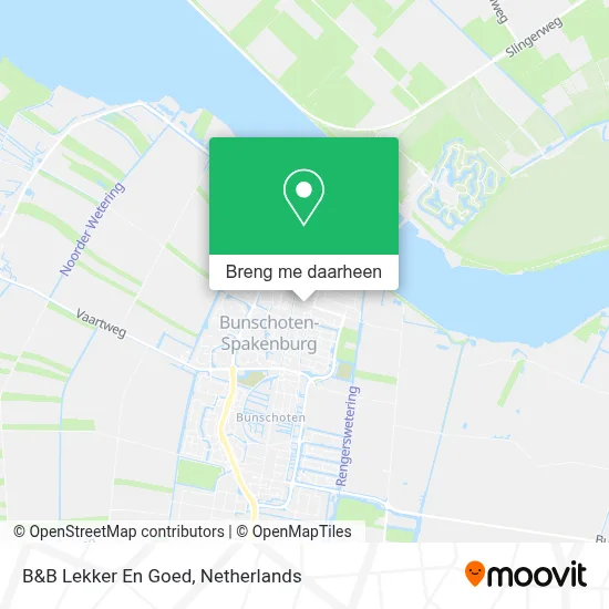 B&B Lekker En Goed kaart