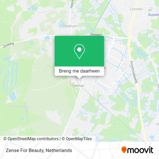 Zense For Beauty kaart