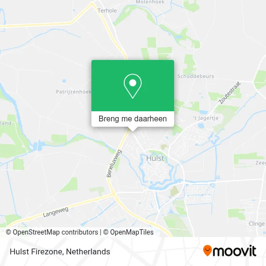 Hulst Firezone kaart