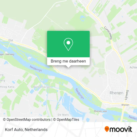 Korf Auto kaart