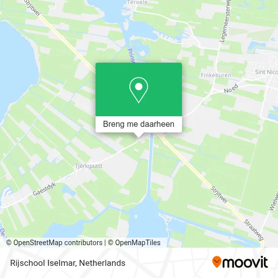 Rijschool Iselmar kaart