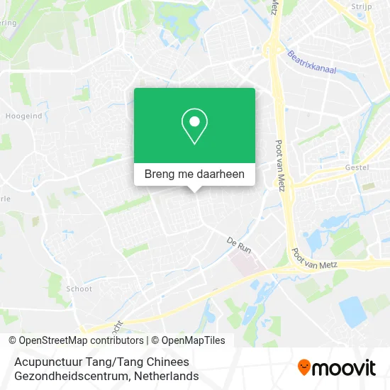 Acupunctuur Tang / Tang Chinees Gezondheidscentrum kaart