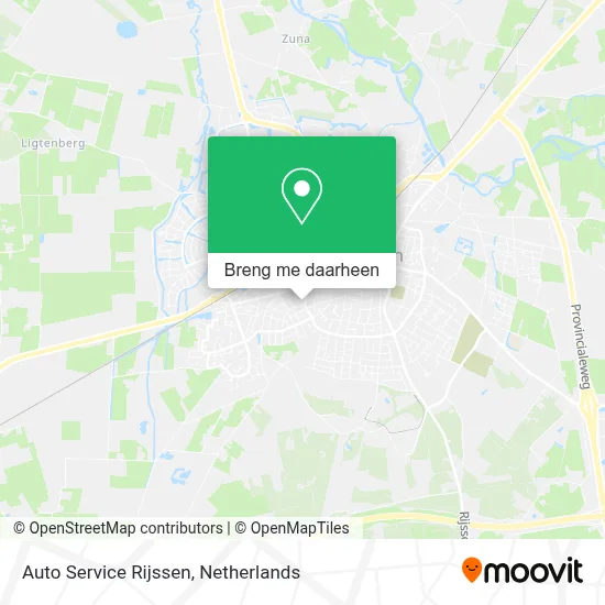 Auto Service Rijssen kaart