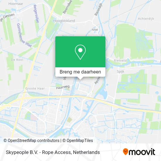 Skypeople B.V. - Rope Access kaart
