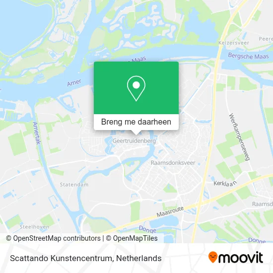 Scattando Kunstencentrum kaart