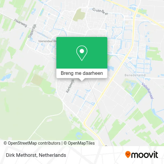 Dirk Methorst kaart