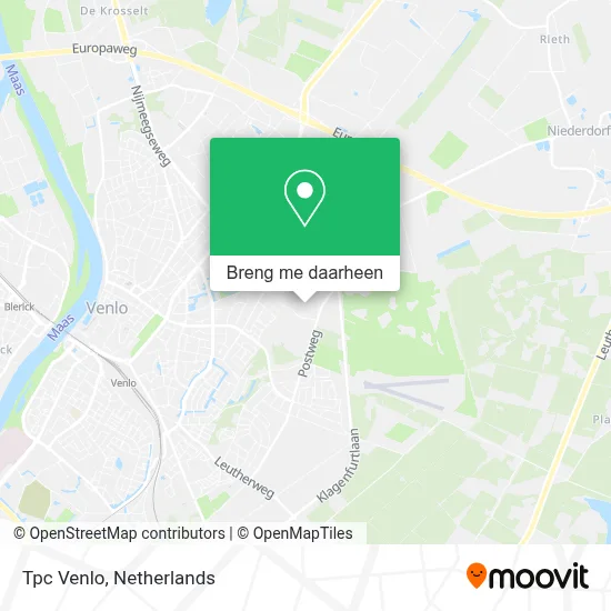 Tpc Venlo kaart