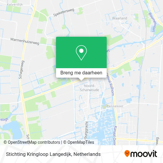 Stichting Kringloop Langedijk kaart