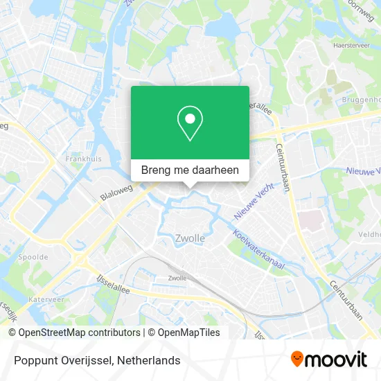 Poppunt Overijssel kaart