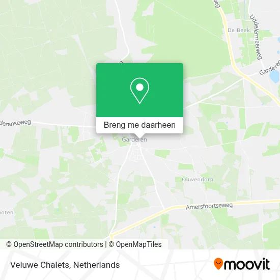 Veluwe Chalets kaart
