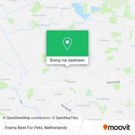 Frama Best For Pets kaart