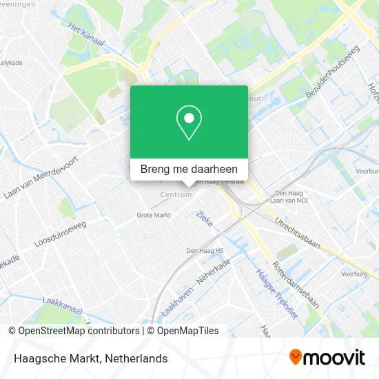 Haagsche Markt kaart