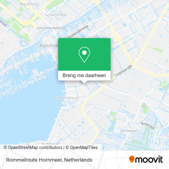 Rommelroute Hornmeer kaart