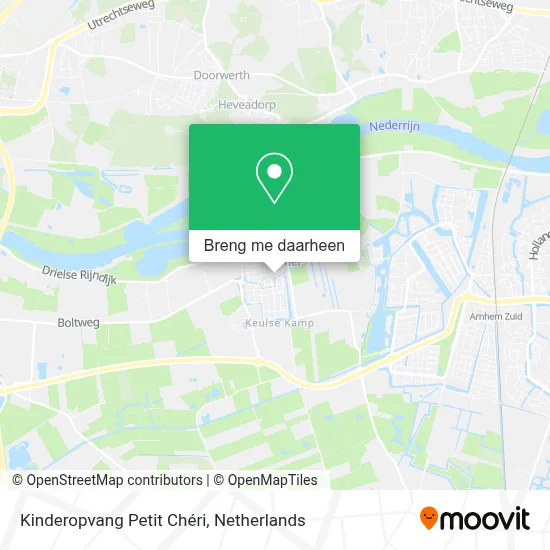 Kinderopvang Petit Chéri kaart