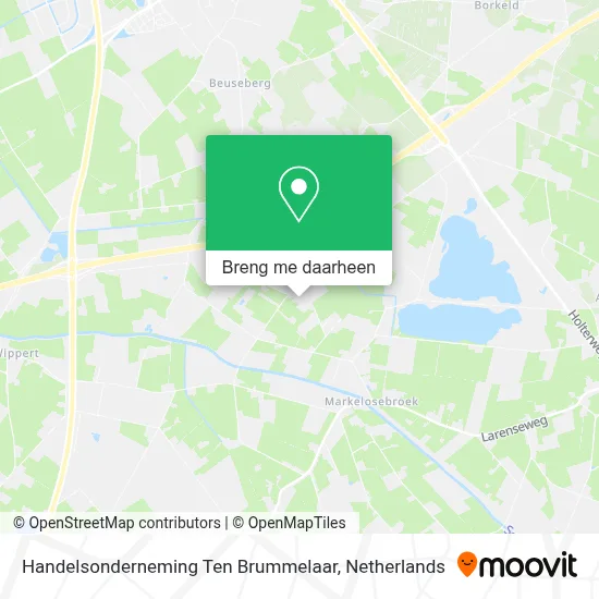 Handelsonderneming Ten Brummelaar kaart