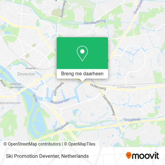 Ski Promotion Deventer kaart