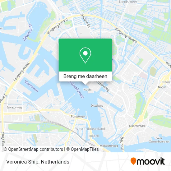 Veronica Ship kaart