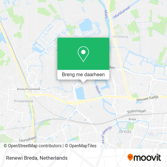 Renewi Breda kaart