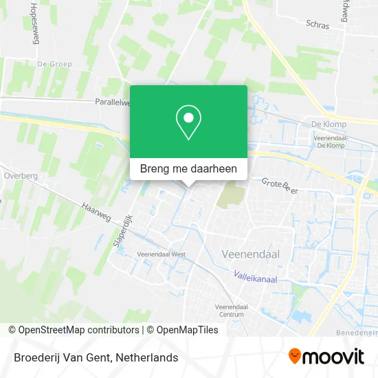 Broederij Van Gent kaart