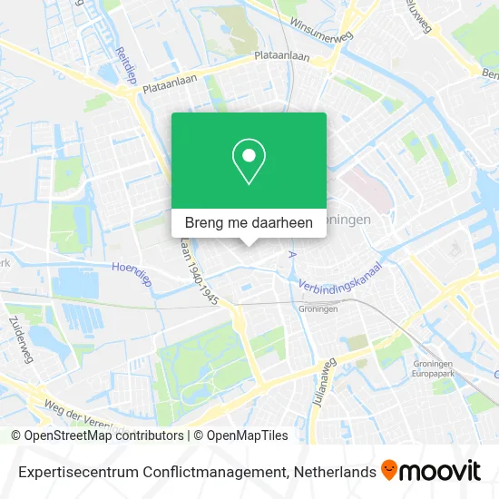 Expertisecentrum Conflictmanagement kaart