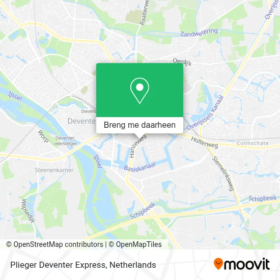 Plieger Deventer Express kaart