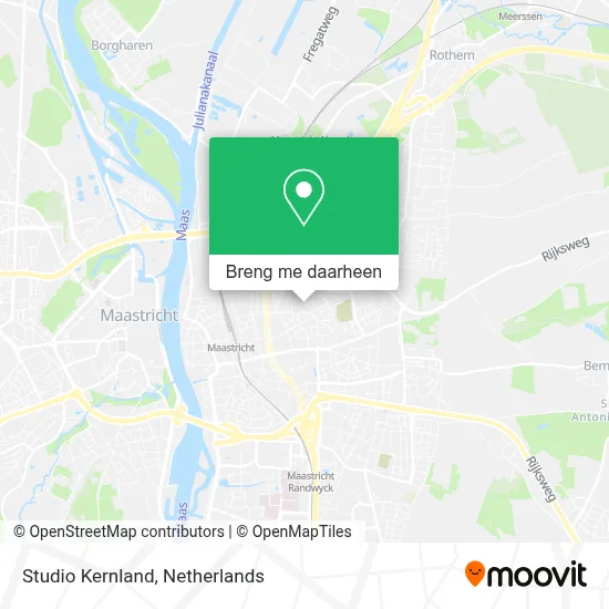Studio Kernland kaart