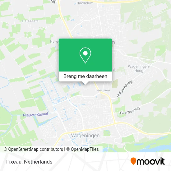 Fixeau kaart