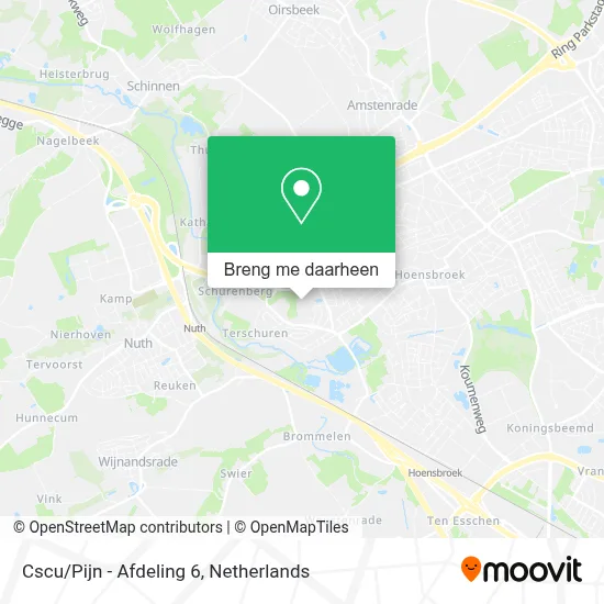 Cscu/Pijn - Afdeling 6 kaart