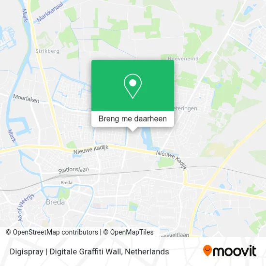 Digispray | Digitale Graffiti Wall kaart