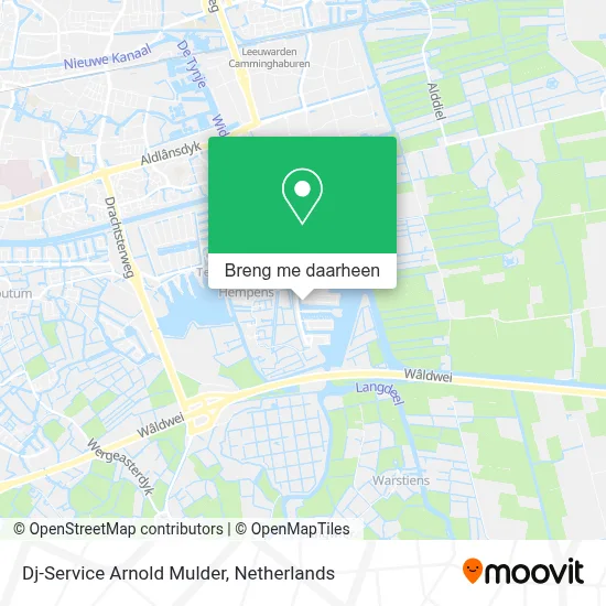 Dj-Service Arnold Mulder kaart