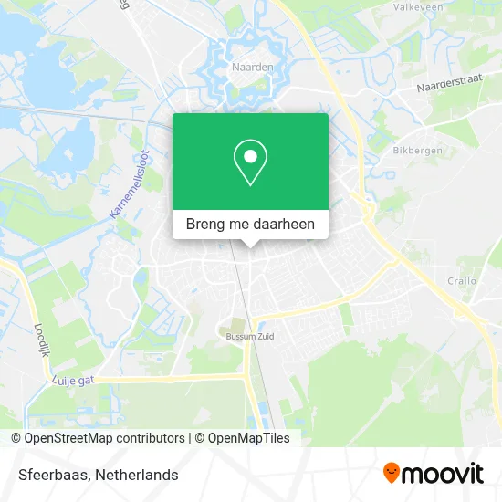 Sfeerbaas kaart