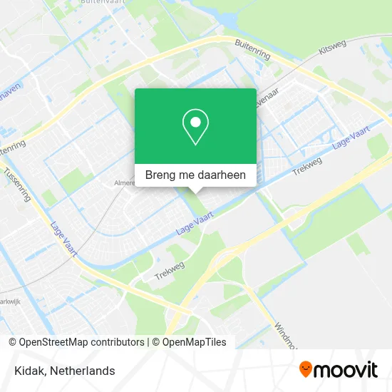 Kidak kaart
