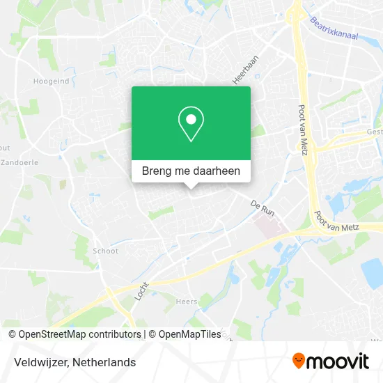Veldwijzer kaart